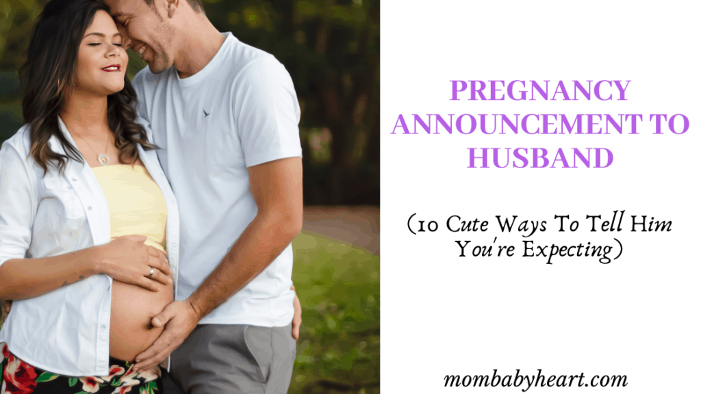 Image of Pregnancy Announcement To Husband