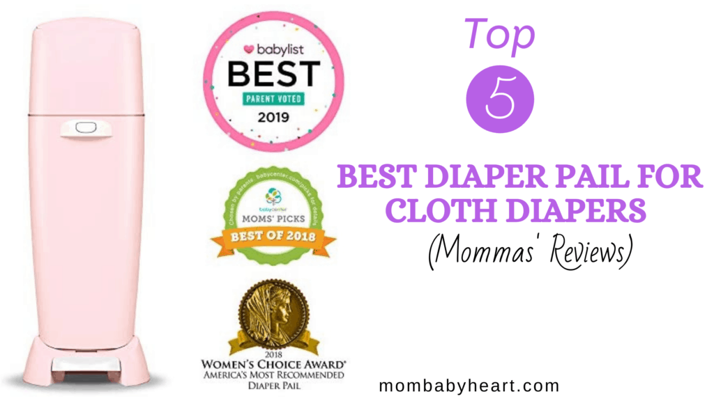 Image of diaper pail for cloth diaper