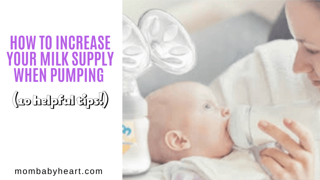 Image of how to increase milk supply when pumping