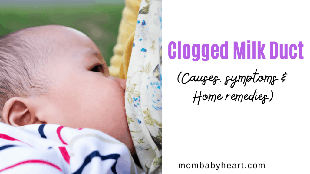 Image of clogged milk ducts