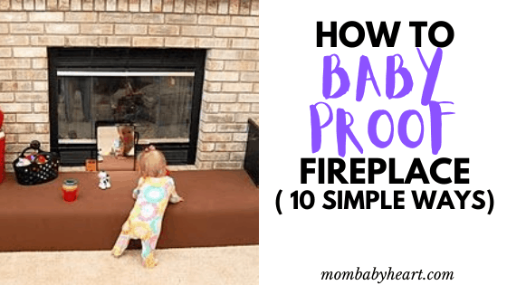 image of baby proof fireplace