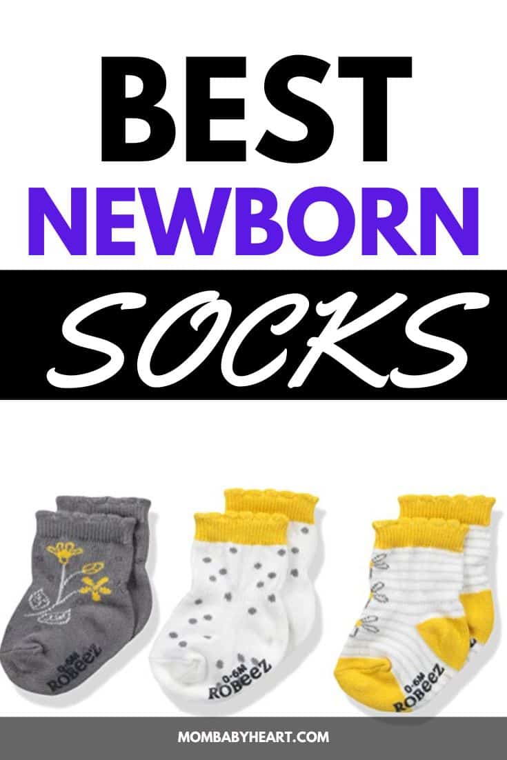 Comfy Newborn Socks (Best 9) Mom Baby Heart