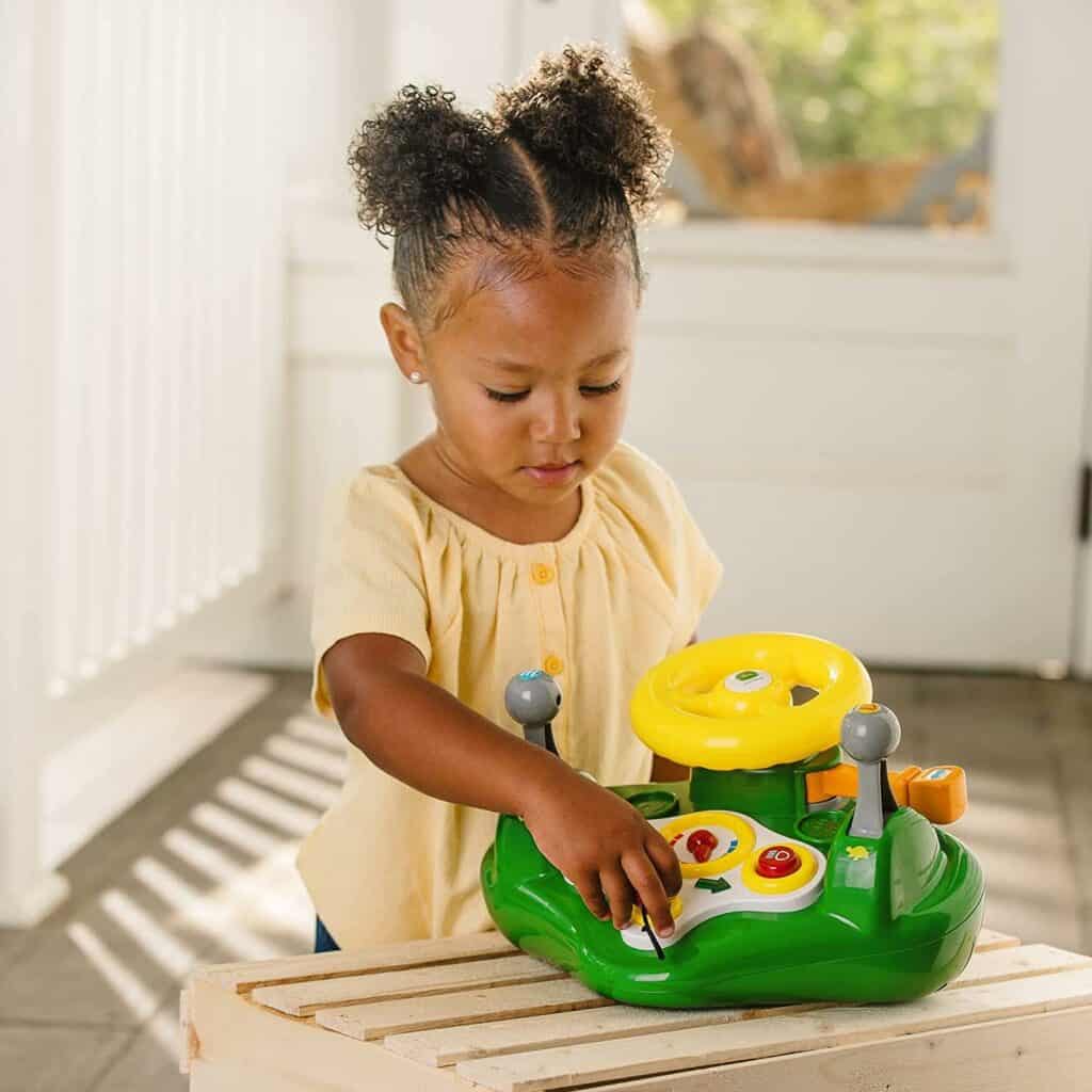 Photo of TOMY John Deere Toy steering wheel