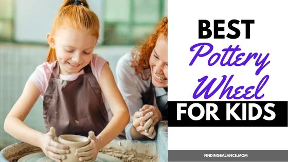 image of kids pottery wheel