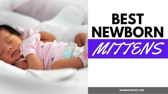 image of newborn mittens