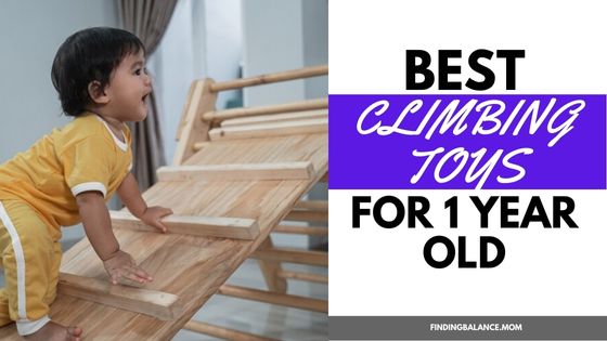 image of climbing toys for 1 year old