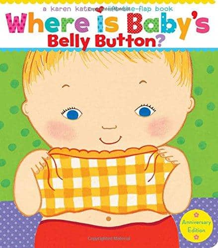 Photo of Where is Baby’s Belly Button? by Karen Katz; one of the best books for 1 year olds