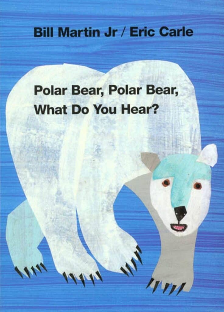 Photo of Polar Bear, Polar Bear, What Do You Hear? by Bill Martin Jr.; one of the best books for 1 year olds