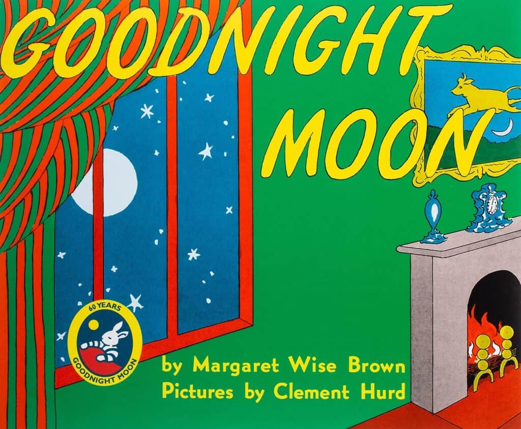 Photo of Goodnight Moon by Margaret Wise Brown; one of the best books for 1 year olds