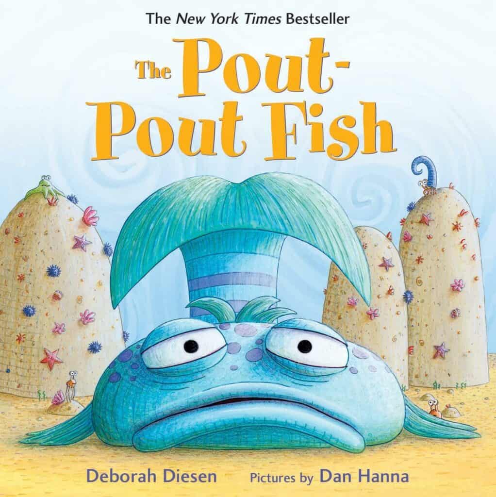 Photo of The Pout-Pout Fish by Deborah Diesen; one of the best books for 1 year olds