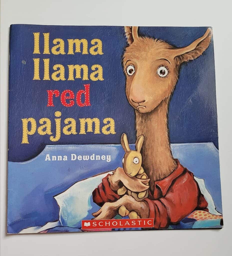 Photo of Llama Llama Red Pajama by Anna Dewdney; one of the best books for 1 year olds