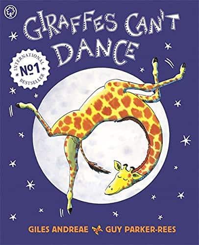 Photo of Giraffes Can’t Dance by Giles Andreae; one of the best books for 1 year olds