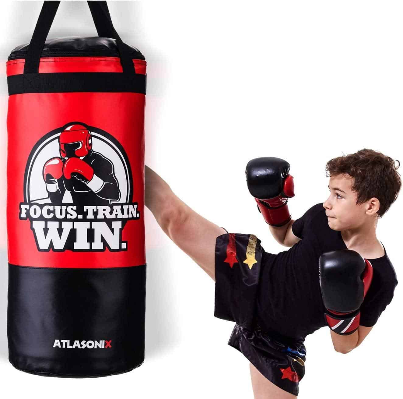 thumbnail image 2 of Kids Punching Bags 3-8 Kids Boxing Set - Adjustable Punching Bag With Stand & Gloves For Ages 5-10 Boxing Bag With Stand 2 of 12