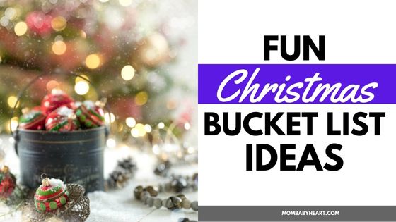 image of christmas bucket list