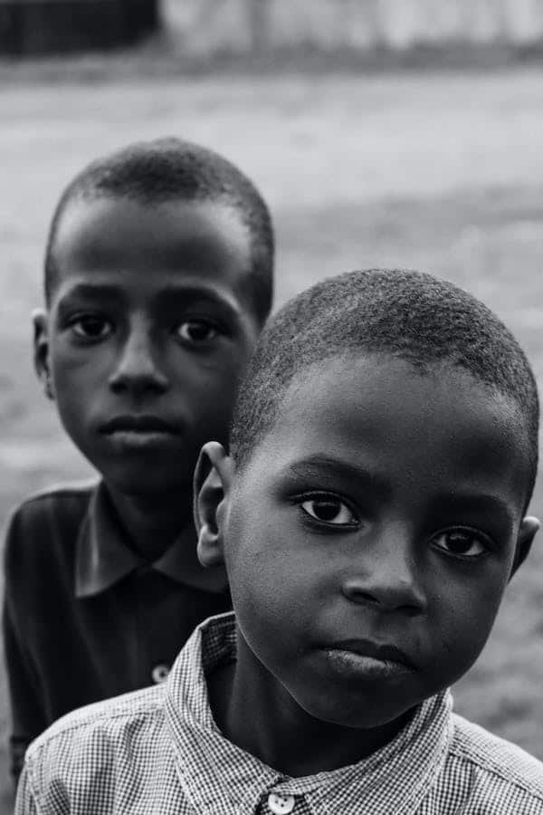 Photo of two black boys