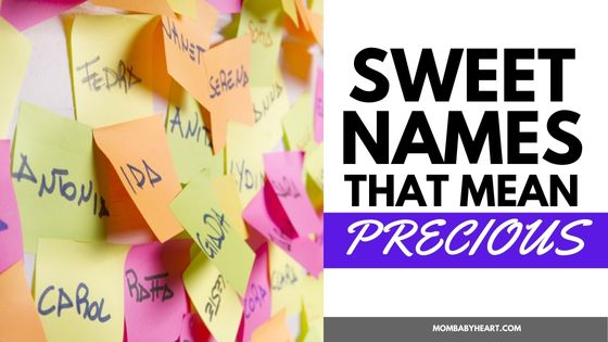 image of names that mean precious