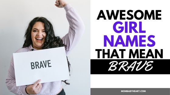 image of girl names that mean brave
