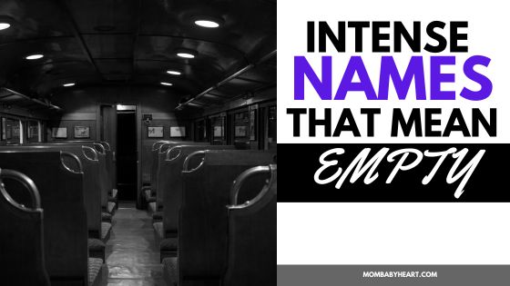 image of Names that mean empty